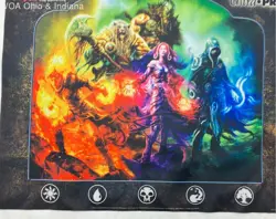 2 MTG Playmats Planeswalker & Akroma, Angel of Wrath Grand Prix Chicago 2009 - Image 3