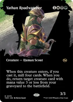 Foil - Yathan Roadwatcher (Borderless) - 375 / NM / English MTG - Image 1