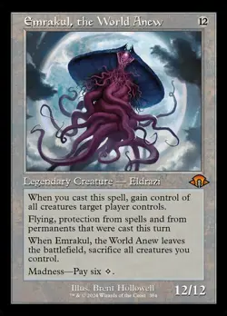 [1x] Emrakul, the World Anew - Retro Frame Near Mint, English Modern Horizons 3 - Image 1