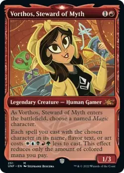 Foil - Vorthos, Steward of Myth (Showcase) - 251 / NM / English MTG - Image 1