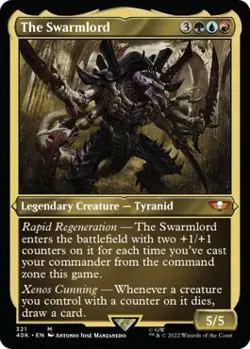Foil - The Swarmlord (Display Commander) (Foil Etched) - Thick Stock - 321 / NM - Image 1
