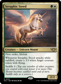 Seraphic Steed [Outlaws of Thunder Junction] Magic MTG - Image 1