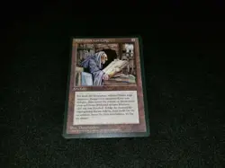 MTG 1x Revised uncommon artifact German FBB Library of Leng - see description - Image 1