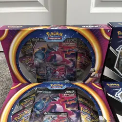2x Pokemon TCG: Hoopa V Box & 2x Pokemon Pikachu V Box - Image 3
