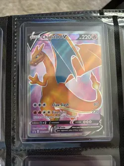 Pokemon TCG Charizard V SWSH Black Star Promo Holo Card SWSH050 - Image 1