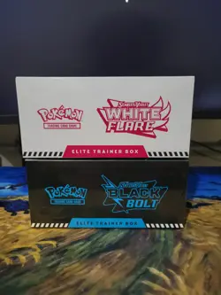 Pokemon Black Bolt and White Flare Elite Trainer Box ETB Set of 2 - Image 3