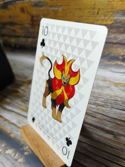 Pyroar - 2013 Yveltal Pokemon Y Poker Deck - Pokemon XY Playing Card - Image 2