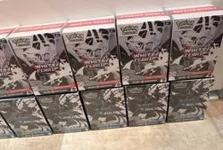 Lot Of 12 Pokemon TCG Scarlet Violet Black Bolt & White Flare Booster Bundle New - Image 2