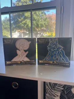 Pokemon Center Mega Evolution Gardevoir & Lucario ETB Elite Trainer Box Set of 2 - Image 1