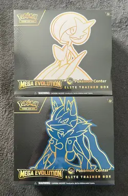 Pokemon Center Mega Evolution Gardevoir & Lucario ETB Elite Trainer Box Set of 2 - Image 2
