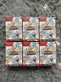 Prismatic Evolutions Pokemon TCG Booster Bundle New Factory Sealed Lot Of 6 - Image 1
