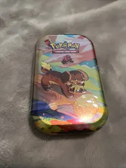 Pokemon Scarlet and Violet Mini Tin: Vibrant Paldea (Daschbun) - Image 1