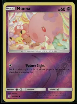 Pokemon Munna #88/236 SM - Unified Minds Near Mint or Better - Image 1