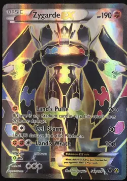 Pokemon TCG Zygarde EX 54a/124 Alternate Art Full Art - XY Fates Collide [NM] - Image 1