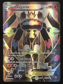 Pokemon TCG Zygarde EX 54a/124 Alternate Art Full Art - XY Fates Collide [NM] - Image 2