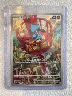 Riolu Pokemon Center Edition 010 Mega Evolution ETB Promo - Pokemon TCG - Image 1