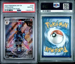 PSA 10 Ceruledge 197/191 Illustration Rare Pokemon Surging Sparks English Gem - Image 3