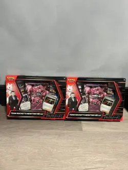 🌟 Pokemon TCG - Team Rocket’s Mewtwo Ex Box x2 Destined Rivals -Sealed - Image 1
