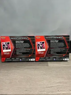 🌟 Pokemon TCG - Team Rocket’s Mewtwo Ex Box x2 Destined Rivals -Sealed - Image 4