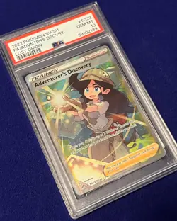 PSA 10 Adventurer's Discovery #TG23 SWSH Lost Origin 2022 Pokemon GEM MINT - Image 2