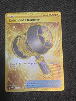 Enhanced Hammer 224/167 Gold Hyper Rare SV06 Twilight Masquerade Holo Pokemon - Image 2