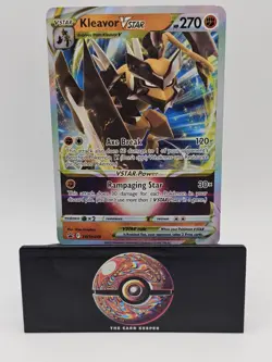 Kleavor VSTAR SWSH249-Jumbo Black Star Promo Pokemon Holo Full Art Ultra Rare NM - Image 1