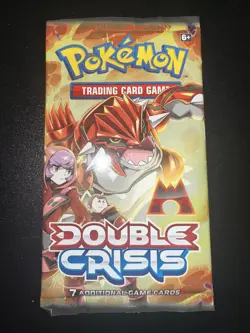 2015 Pokemon XY Double Crisis Booster Pack Groudon Art. Factory Sealed. - Image 1