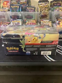 Pokemon Fall 2024 Collector Chest Tin Factory Sealed Box - With 6 Booster Packs - Image 3