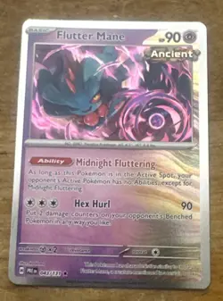 Pokemon Flutter Mane Master Ball Pattern 043/131 Sv: Prismatic Evolutions Holo - Image 2