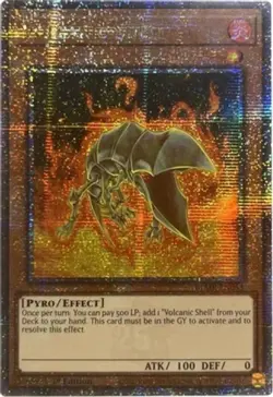 Yugioh! MP Volcanic Shell - BLMR-EN053 - Quarter Century Secret Rare - 1st Editi - Image 1