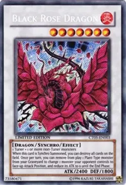 Black Rose Dragon - Limited 2008 Collectors Tin MP YuGiOh - Image 1