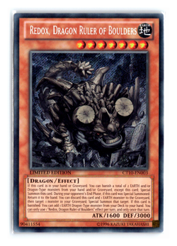 Redox, Dragon Ruler of Boulders - CT10-EN003 Secret Rare Limited Edition Yugioh - Image 1