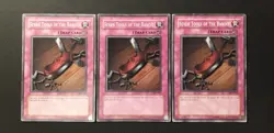 Yu-Gi-Oh! 3x Seven Tools of the Bandit, SDP-045, C., 2. Ed., Englisch, GD-PL - Image 1