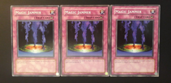 Yu-Gi-Oh! 3x Magic Jammer, SD5/SYE/SDP, Common, 1./2. Edition, Englisch, EX - Image 1