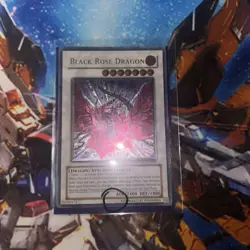 Yu-Gi-Oh Crossroads of Chaos English Black Rose Dragon Ultimate Rare CSOC MP - Image 1