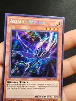 Yugioh!- Assault Wyvern-MVP1-ENS03-Secret Rare- 1st Edition-(LP) - Image 3