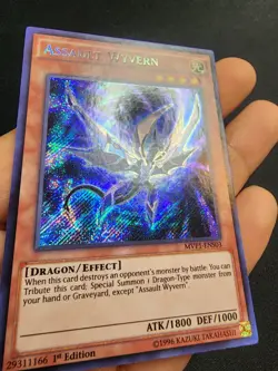 Yugioh!- Assault Wyvern-MVP1-ENS03-Secret Rare- 1st Edition-(LP) - Image 4