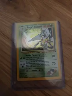 Pokemon TCG Koga's Beedrill Gym Challenge Holo Rare Card 9/132 - Image 1