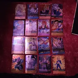 Dragon Ball Card Set 15 holo cards Goku Vegeta Frieza Collectible Used - Image 1