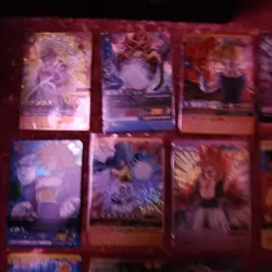 Dragon Ball Card Set 15 holo cards Goku Vegeta Frieza Collectible Used - Image 2