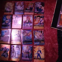 Dragon Ball Card Set 15 holo cards Goku Vegeta Frieza Collectible Used - Image 4