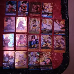 Dragon Ball Card Set and Martial Arts Cards Glossy Used - Image 1