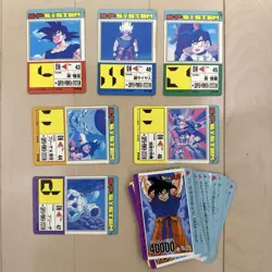 Dragon Ball PP Card Amada Part13 Set of 6 Rare Cards and Normals Used - Image 2