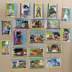 Dragon Ball PP Card Amada Part13 Set of 6 Rare Cards and Normals Used - Image 3