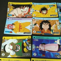 Dragon Ball Carddass 2nd Edition 36 Card Set Characters Goku Krillin Vegeta - Image 2