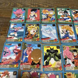 Dragon Ball Z Super Battle Carddass 44 Card Vintage 1995 Made in Japan Used - Image 2