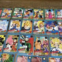 Dragon Ball Z Super Battle Carddass 44 Card Vintage 1995 Made in Japan Used - Image 3