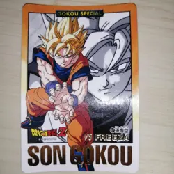Dragon Ball Carddass Son Goku 6 Card Set foil design used - Image 3