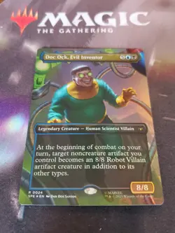 Mtg. Doc Ock, Evil Inventor. Foil Borderless. Marvel's Spider-Man. Nm - Image 1