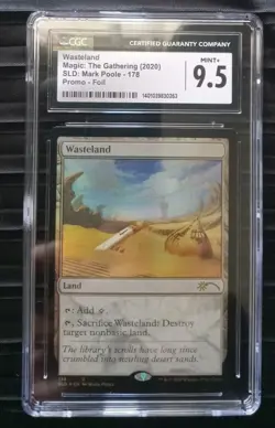 Mtg Wasteland. (CGC) 9.5 SLD Foil. Mark Poole [2020] - Image 1